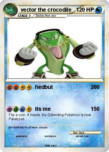 Pokemon vector the crocodile