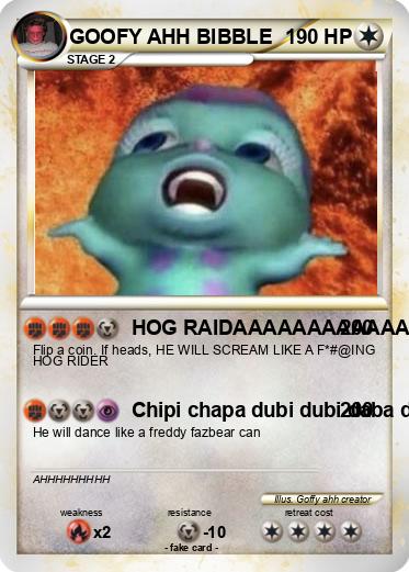 Pokemon GOOFY AHH BIBBLE