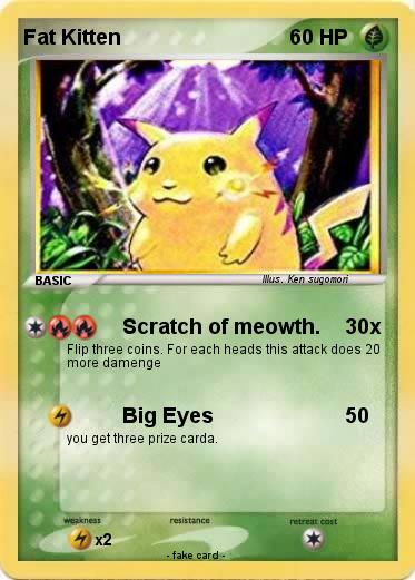 Pokemon Fat Kitten