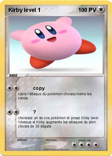 Pokemon Kirby level 1