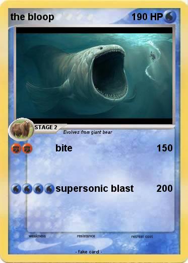 Pokemon the bloop