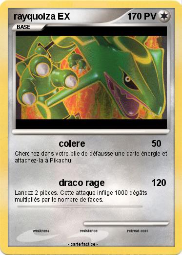 Pokemon rayquoiza EX