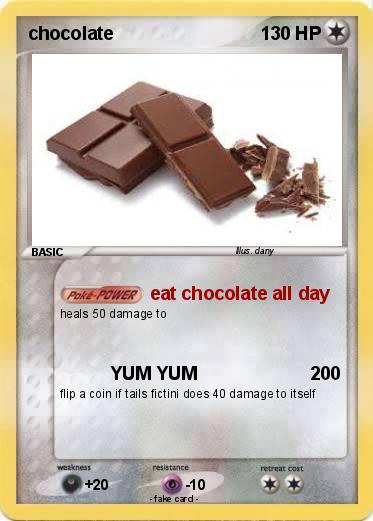 Pokemon chocolate