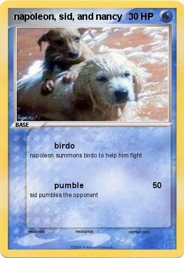 Pokemon napoleon, sid, and nancy