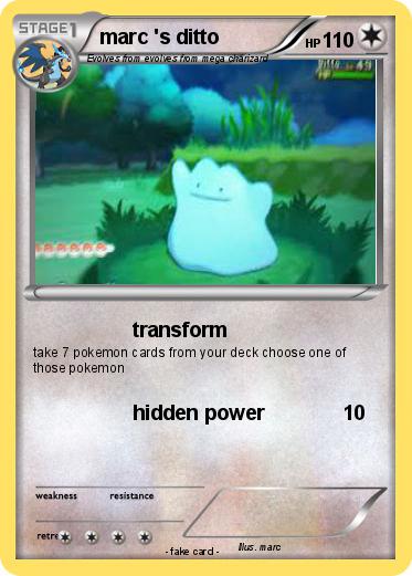 Pokemon marc 's ditto