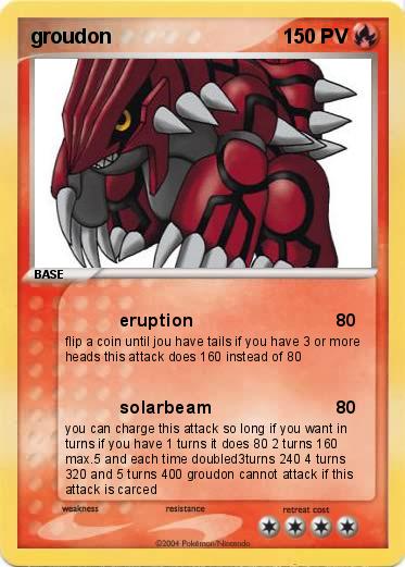 Pokemon groudon