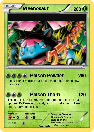 Pokemon M venosaur