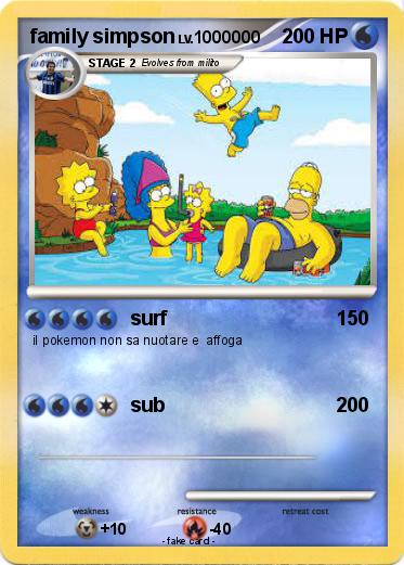 Pokemon family simpson