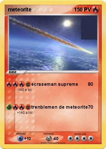 Pokemon meteorite