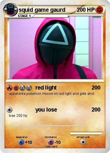 Pokemon squid game gaurd