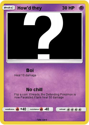 Pokemon How'd they