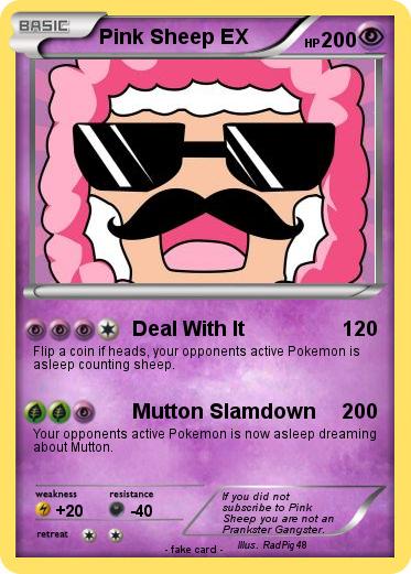 Pokemon Pink Sheep EX