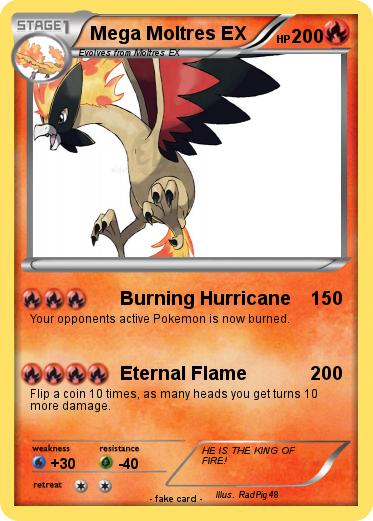 Pokemon Mega Moltres EX