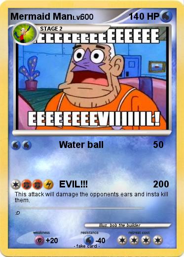 Pokemon Mermaid Man