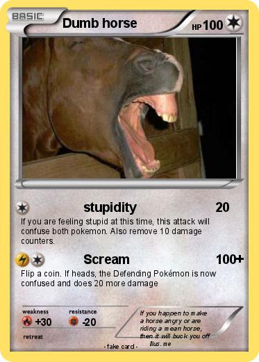 Pokemon Dumb horse