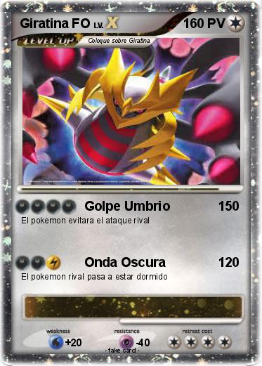 Pokemon Giratina FO
