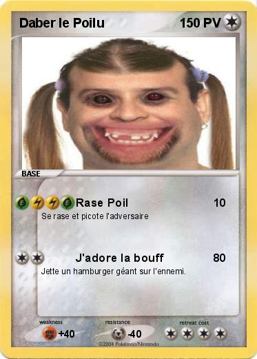 Pokemon Daber le Poilu
