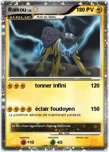 Pokemon Raikou