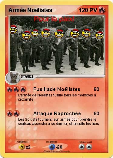 Pokemon Armée Noëlistes