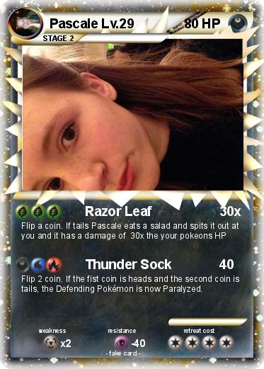 Pokemon Pascale Lv.29