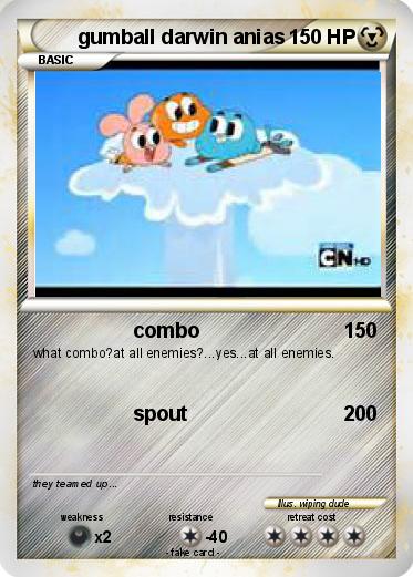 Pokemon gumball darwin anias