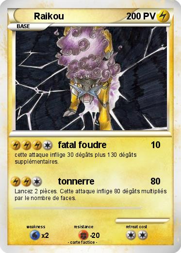 Pokemon Raikou
