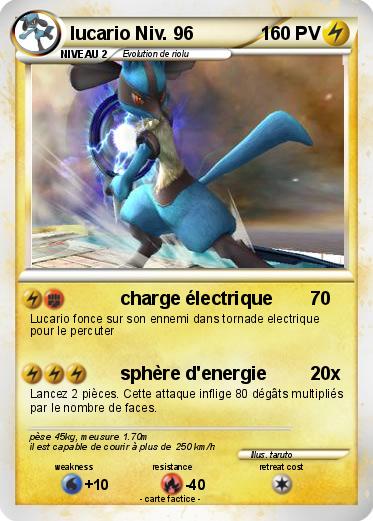 Pokemon lucario Niv. 96