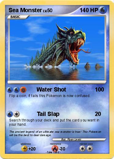 Pokemon Sea Monster