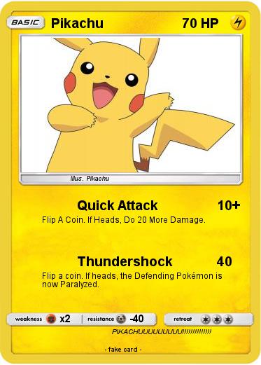 Pokemon Pikachu