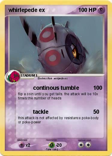 Pokemon whirlepede ex