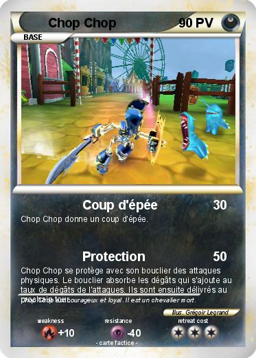 Pokemon Chop Chop