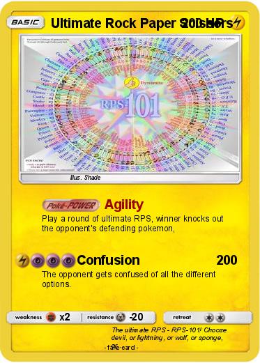 Pokemon Ultimate Rock Paper Scissors