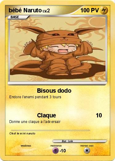 Pokemon bébé Naruto