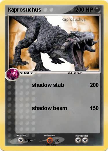Pokemon kaprosuchus