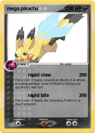 Pokemon mega pikachu