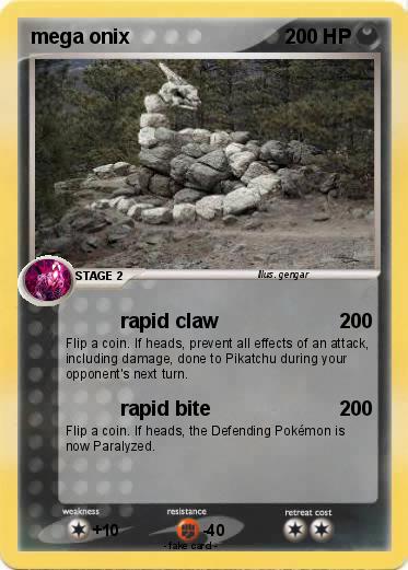 Pokemon mega onix