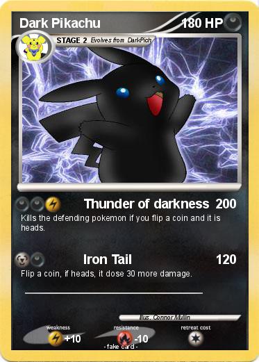Pokemon Dark Pikachu