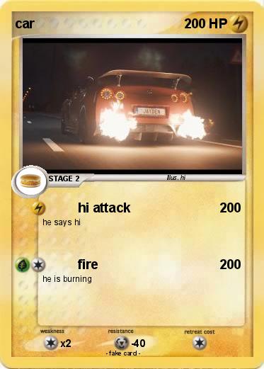 Pokemon car