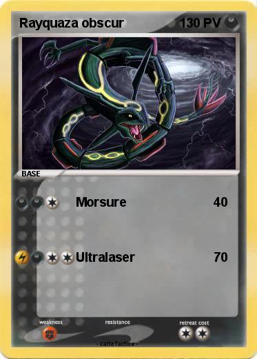 Pokemon Rayquaza obscur