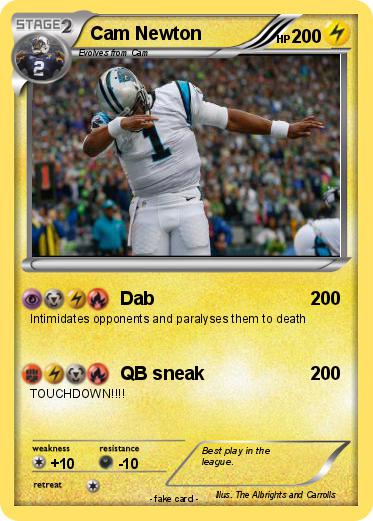 Pokemon Cam Newton