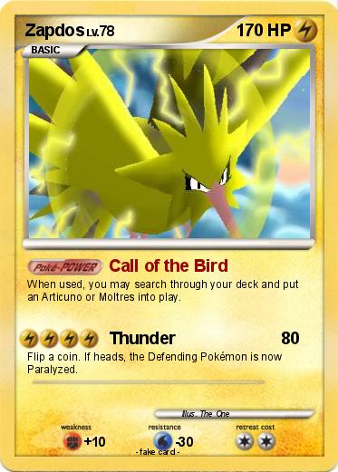Pokemon Zapdos