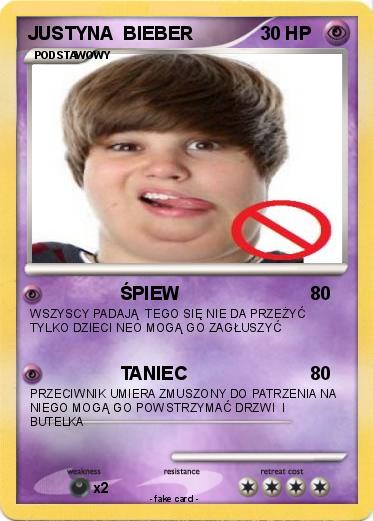 Pokemon JUSTYNA  BIEBER