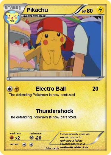 Pokemon Pikachu