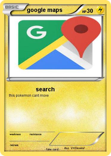 Pokemon google maps