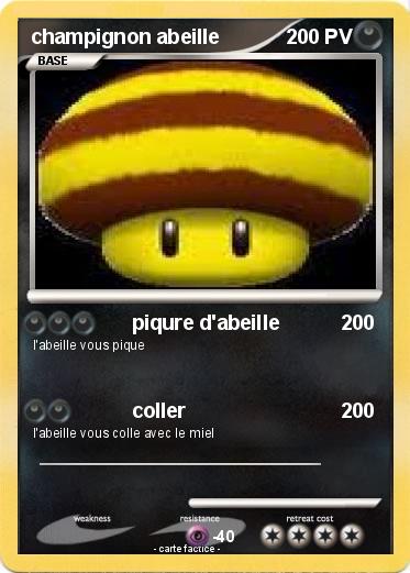 Pokemon champignon abeille