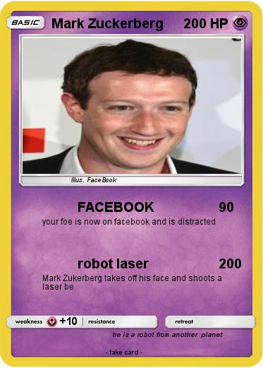 Pokemon Mark Zuckerberg
