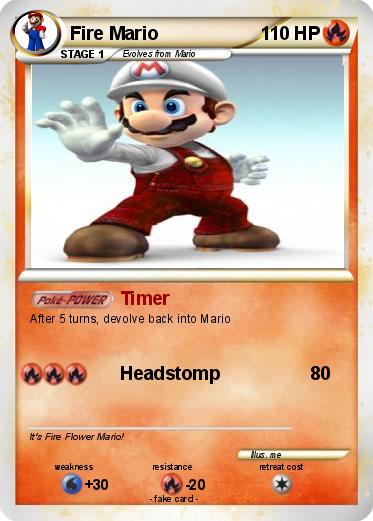 Pokemon Fire Mario