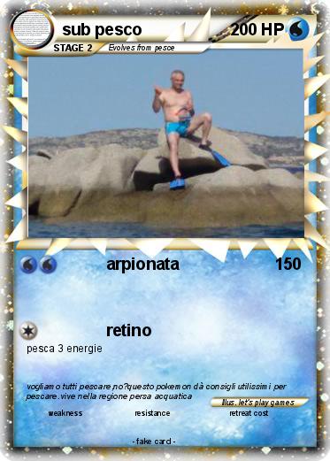Pokemon sub pesco