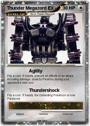 Pokemon Thunder Megazord EX