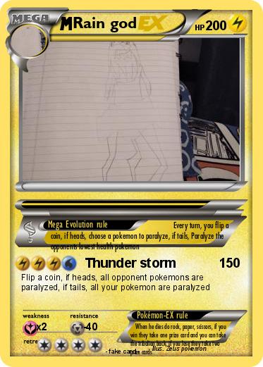 Pokemon Rain god